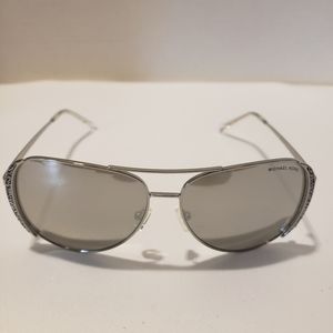 Michael Kors Silver Aviator Sunglasses $55